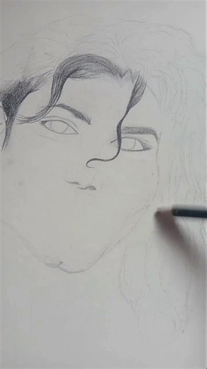 Michael Jackson portrait process #art #michaeljackson #processart