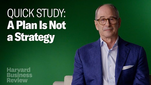 Watch "A Plan is Not a Strategy" talk with Roger Martin » { design@tive } information design