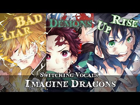 《Nightcore》 ⇝ Bad Liar ✘ Demons ✘ Rise Up - 「Switching Vocals/Mashup」 - (Lyrics) - 【NMV】