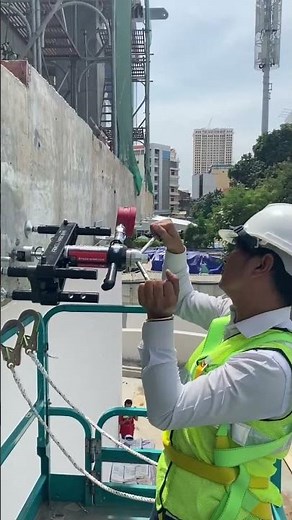 Anchor bolt pull out test #shortvideo #construction #façade