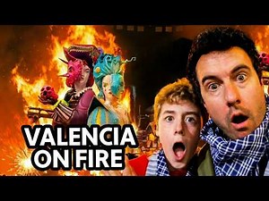Famous Artwork (Worth Millions) destroyed in FIRE 💸🔥 | Fallas Valencia