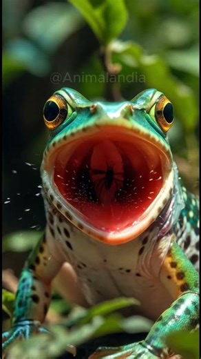 🐸 Frogs Use Their Eyes to Swallow
