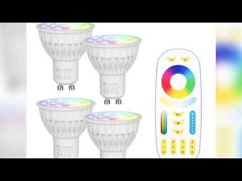 A must-have product #Mi Light Dimmable 4W GU10/MR16 Led Bulb RGB CCT (2700-6500K) Lamp Indoor Dec