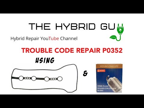 Toyota Prius P0352 Repair, Valve Cover and Spark Plug Replacement