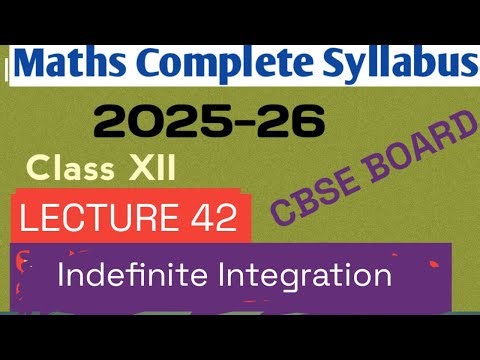 Introduction to Indefinite Integration 