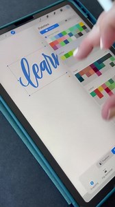 2.4K views · 79 reactions | iPad Lettering in real time! . Here's a...
