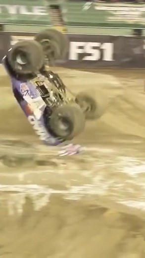 First Monster Truck Front Flip