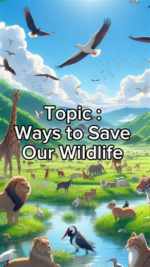 Sample answer for Speaking Test English SPM Ways to Save Our Wildlife #spm2023 #spm2024 #spmspeaking #spmenglish #LearnOnTikTok Disclaimer: The sample is meant for pupils with intermediate and lower proficiency, hence the simple sentences. Disclaimer 2 : The sample isn't for mere memorization, it is just to show candidates the many ways they can elaborate on a topic in the speaking test.