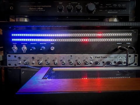 19" rack version Arduino VU meter