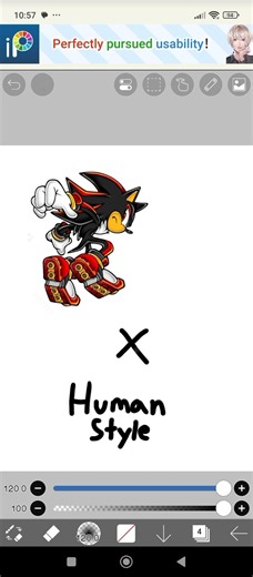 Shadow X Human Style || #shadowthehedgehog || read Desc