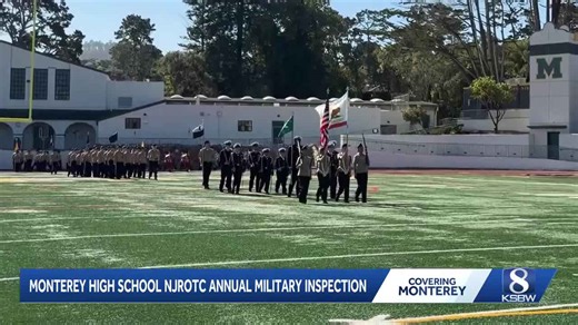 Monterey High School NJROTC holds annual military inspection