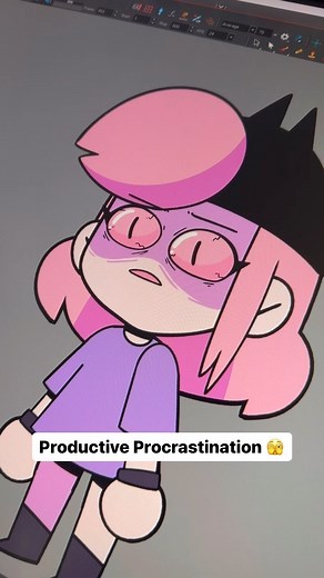 CypherDen | Guess who accidentally woke up at midnight? 😴 And drew a bunch of new expressions for her rig instead of just animating? u_u;;; ~... | Instagram