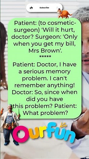 A Joke About Doctors and Their “Painful” Solutions 💉😂 #funny #humorandamusement #jokes #comedy