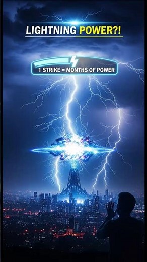 How Lightning Could Power the Entire World #sciencefacts #lightning #energyfacts