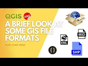 GIS file formats in QGIS