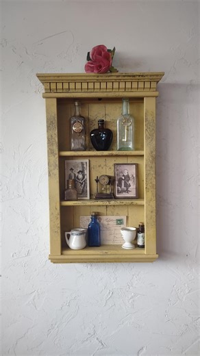 Rustic Primitive Wall Shelf - Etsy