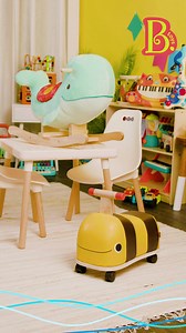 Soft Seats. Natural Wood. Playroom Perfection. 🙂 Get your favourite B. toys ride-on today. | B. toys