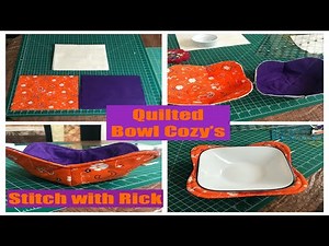 beginner Quilting Project easy Bowl Cozy