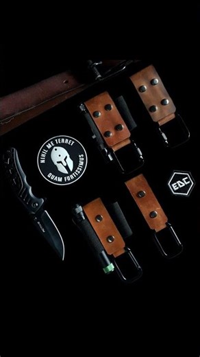 DIY Leather Belt Key Fob: The Ultimate EDC Flashlight Holder 🔦⛓️
