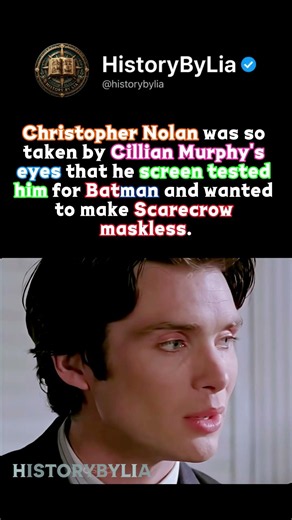 Cillian Murphy's Secret Batman Screen Test 🎬 #shorts
