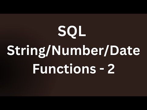 SQL String Functions in Snowflake | Substr | Lpad | DateAdd |Ltrim |Trim
