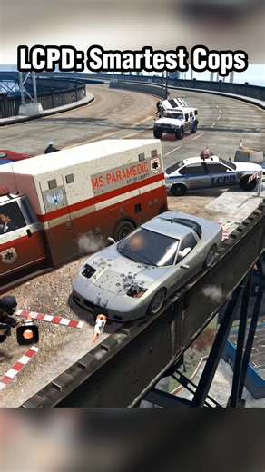 LCPD: Smartest Cops #gta #gtaiv #gta4 | GTA 4 Clips