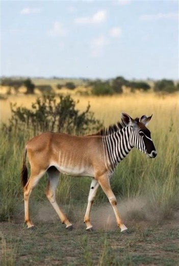 ¿Cebra o caballo? El extraño animal que ya no existe #sabanas #animals