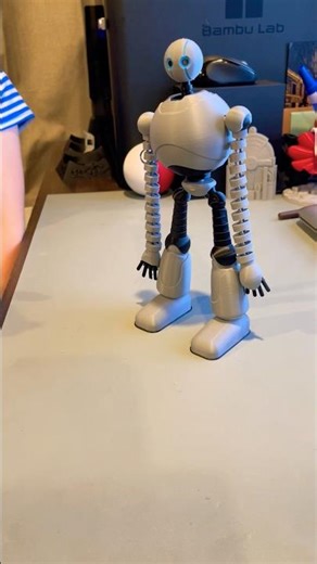 Roz from The Wild Robot! Multi print build #3dprinting #familytime #universalpictures #bambulab