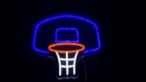 Basketball Hoop Neon Sign for Room Decor Bedroom Wall Basketball Neon Lights Cool White Football Neon Sign for Room Bedroom Shop Christmas Birthday Signs Kids Gift