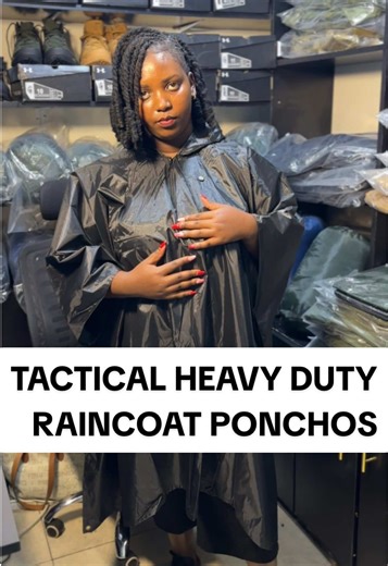 Tactical Heavy Duty Raincoat Ponchos - Ksh.2300