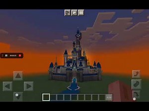 Walt Disney pictures logo en Minecraft