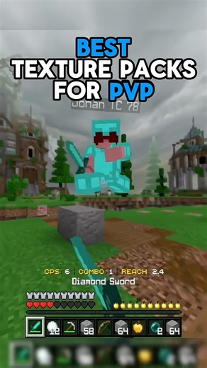 Best PvP Texture Packs 🔥 | #minecraft #zeqa #mcpe #texturepack #hiveskywars