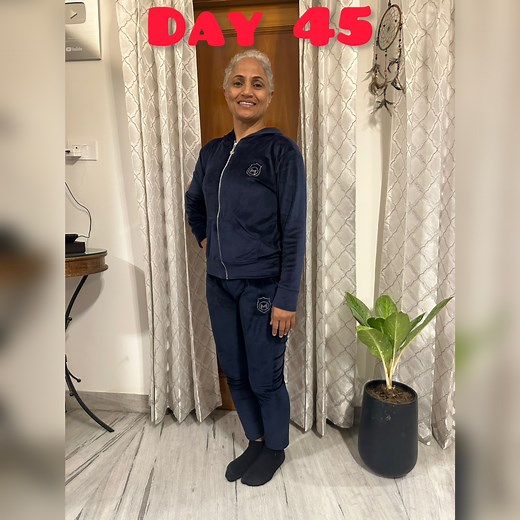 21K views · 460 reactions | Day 45 #75hard @53. #75daychallenge #daily #workout #yoga #challenge #water #75days Narendra Modi | Neeru Saini | Facebook