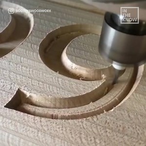 8.2M views · 17K shares | This woodworker fuses technology with artistry to create amazing wood signs | In The Know Innovation | Facebook