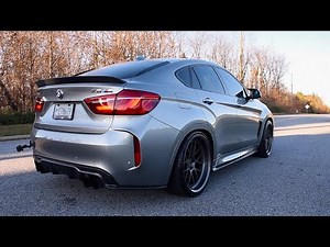 LOUD 800 HP BMW X6M on Meth w/Eisenmann exhaust and Dinan mufflers | Launches & exhaust sounds!