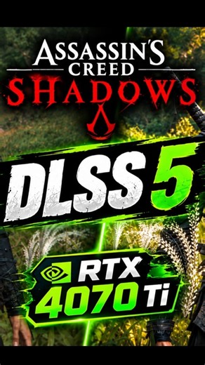Assassin’s Creed Shadows DLSS 5 ON vs OFF 😱 RTX 4070 Ti