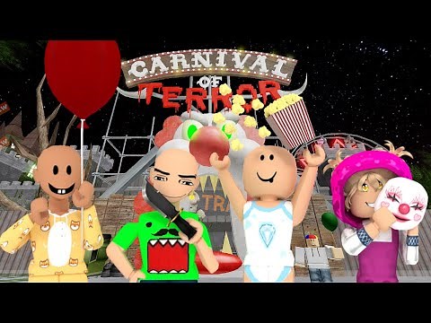 BOBBY, MASH, JJ AND PABLO ESCAPE THE CARNIVAL OF TERROR | Roblox Funny Moments