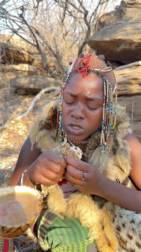 Wild Happiness — A Jungle Woman Celebrates Her Lunch #shorts