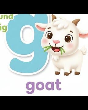 🎵 Jolly Phonics Group 3 | Letter Sounds with Actions | g o u l f b