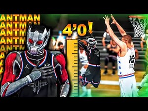 ANT-MAN Is ONLY 4 FOOT TALL In NBA 2K19… MINI Player BREAKS 2Ks Archetype Rules! | DominusIV