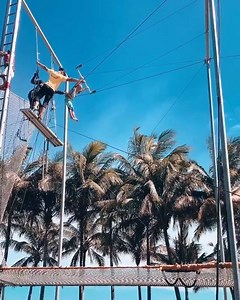 Conquering fears 😁, learning skills 🤸‍♂️ and making life-long memories ✨...all in a day at Club Med Bintan Island 🌴 http://bit.ly/AmazingHolidays_Bintan 📸 @miraslaval | Club Med