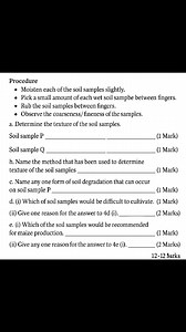 61K views · 396 reactions | You're provided with soil sample labelled P and Q,, Kwinako iiiiii , ndaiwala | MSCE Preparation | Facebook