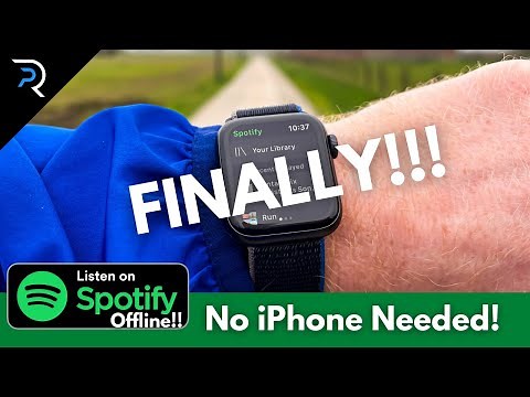 OFFLINE Spotify Apple Watch!! (How to use Spotify on Apple Watch Without Phone)