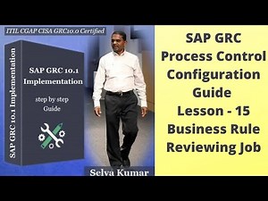 Learn to Implement SAP GRC Process Control - Configuration Steps- 15 Business Rule Job Review