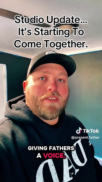 Building the Present Father Podcast Studio