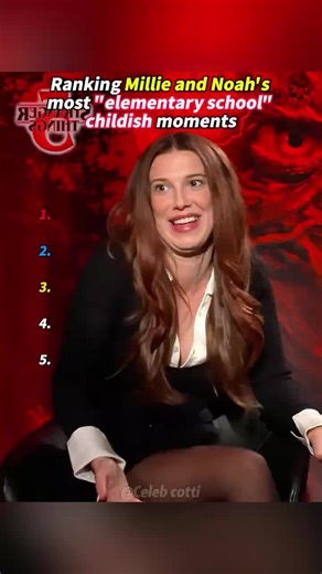 Stranger Things Stars Millie Bobby Brown and Noah Schnapp Chaos