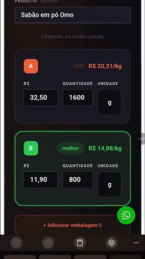 OMO 1600g ou 800g: qual é mais barato? A resposta vai te surpreende