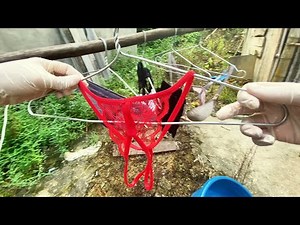 汚くて臭いゴミ捨て場に捨てられた多くの下着やナイトガウンが拾われ、修復され、再利用されました - Recycling Underwear and Nightgowns from the Dump