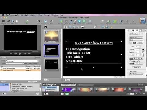 ProPresenter 5 Bullet and Underline Reveals