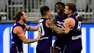 Freo debutant kicks first AFL goal